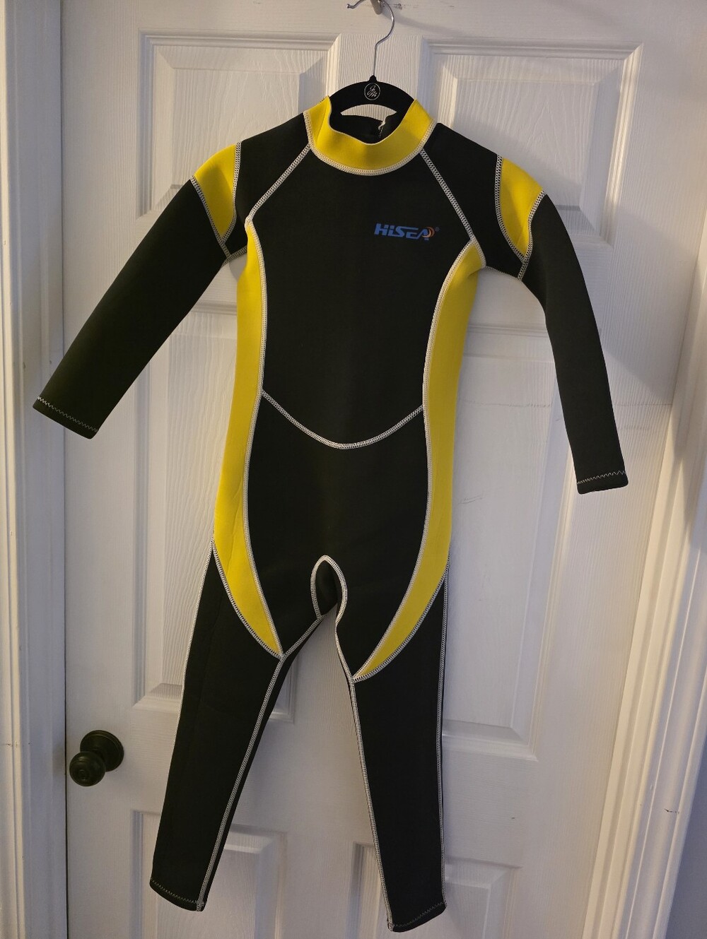 HiSea Kids Scuba Donkey Neoprene Wetsuit Black/Yellow